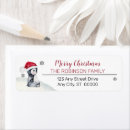 Search for winter animal return address labels Baby shower