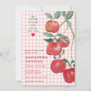 Recherche de pomme rouge invitations Mother to be