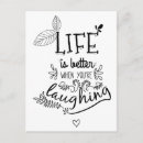 Search for success quote postcards Happiness