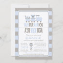 Search for carriage baby boy shower invitations Modern