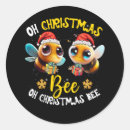 Search for christmas bees stickers Xmas