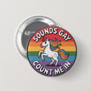 Search for unicorn buttons Lgbtq