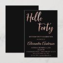 Search for hello 40 invitations Black