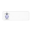 Search for shield return address labels Police
