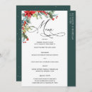Search for christmas wedding menus Evergreen