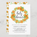 Search for fruit baby shower invitations Citrus