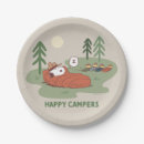 Search for campers paper plates Snoopy