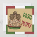 Search for pasta party invitations Italian