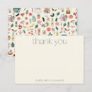 Search for botanical thank you cards Vintage