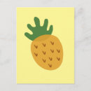 Recherche de ananas jaune cartes postales Mignon