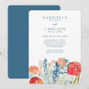 Search for coral red wedding invitations Vintage