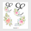 Search for monogram letter e stickers Initial