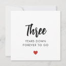 Search for happy 3rd anniversary cards Elegant