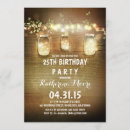 Search for mason jar birthday invitations Wood