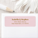 Search for light pink return address labels Bold
