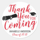 Search for red and white graduation stickers High school