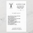 Search for elegant flyers Hairdresser