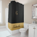Search for posh shower curtains Black