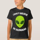 Search for alien kids tshirts Believe