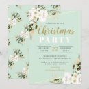 Search for mint green christmas invitations Watercolor