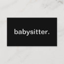Search for teen babysitting business cards Children