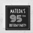 Search for 95th birthday invitations Stylish
