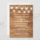 Search for rustic shower wedding invitations Lights