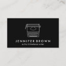 Recherche de auteurs cartes visite Plume