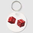 Search for dice keychains Red
