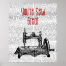 Search for vintage sewing posters Flowers