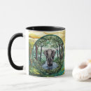 Search for elephant with glasses mugs Jungle