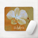 Recherche de orchidée blanche tapis souris Fleurs