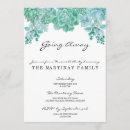 Search for botanical farewell party invitations Going away