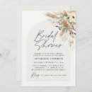 Search for natural bridal shower invitations Pampas grass