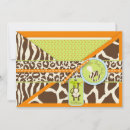Recherche de cheetah print invitations Jungle