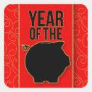 Search for chinese zodiac animals stickers Red
