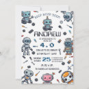 Recherche de robot invitations D'anniversaire de robot