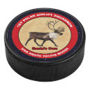 Search for santa hockey pucks Reindeer