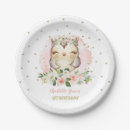 Search for owl paper plates Woodland