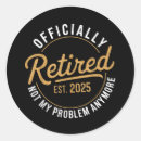 Search for problem stickers Retired