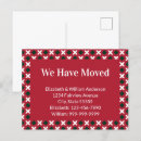 Search for moving announcement christmas postcards We have moved