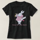 Recherche de lapin blanc tshirts Alice