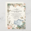 Search for elephant twins baby shower invitations Jungle