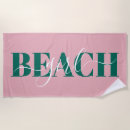 Search for beach towels Typography