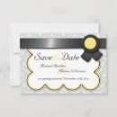 Search for yellow grey save the dates Damask