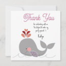 Search for whale thank you cards Under the sea