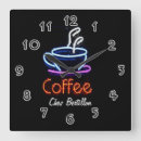 Recherche de noir brillant horloges Fluos