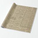 Search for vintage newspaper wrapping paper Decoupage