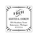 Search for scroll rubber stamps Elegant