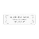 Search for midcentury return address labels Modern